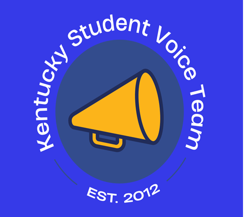 Logo of Kentucky student voice - a megaphone